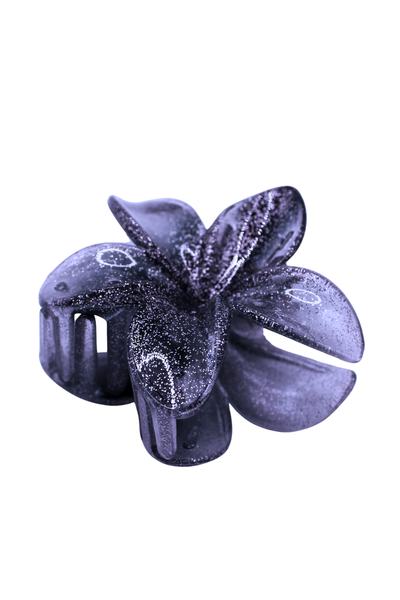 GLITTER PLUMERIA CLAW CLIP