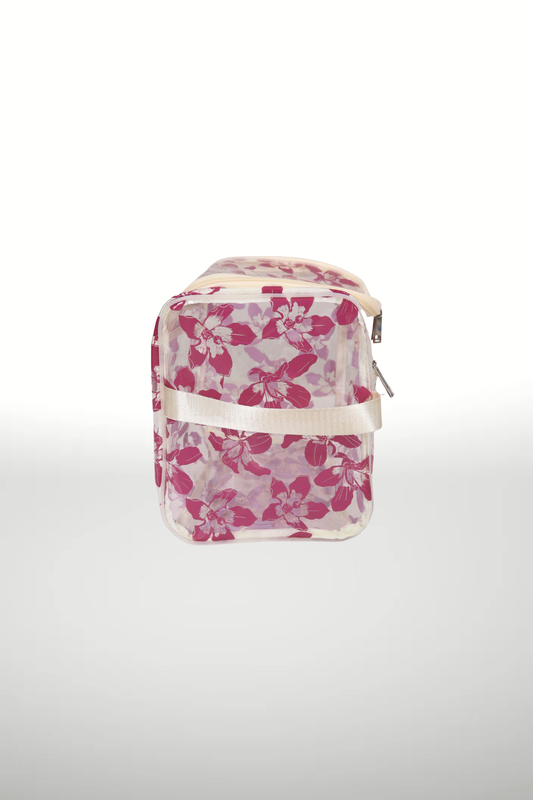 TAYA TOILETRY BAG - SILK FLOSS TREE FLOWER