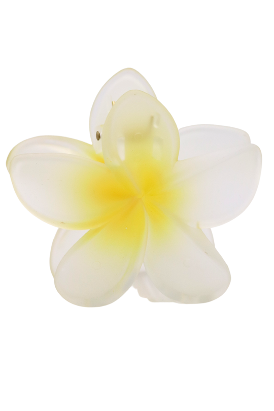 PLUMERIA FLOWER CLAW CLIP