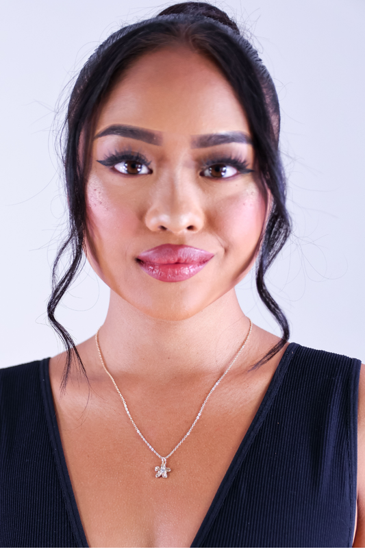 HIBISCUS PENDANT NECKLACE