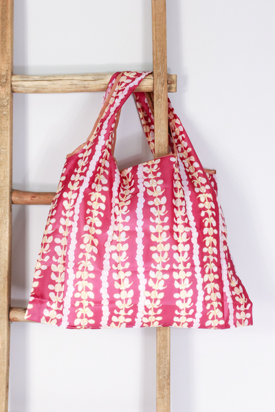 PLUMERIA PIKAKE FOLDABLE BAG