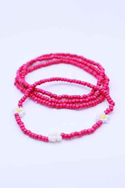 Jeans Warehouse Hawaii - BRACELETS NOVELTY - DAISY BEAD MULTI BRACELET | By ODIN FASHION CORP