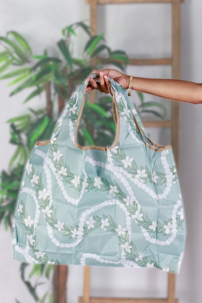 Jeans Warehouse Hawaii - TOTES - MAILE PIKAKE FOLDABLE BAG | By GREENWELL PROMOTIONS LTD