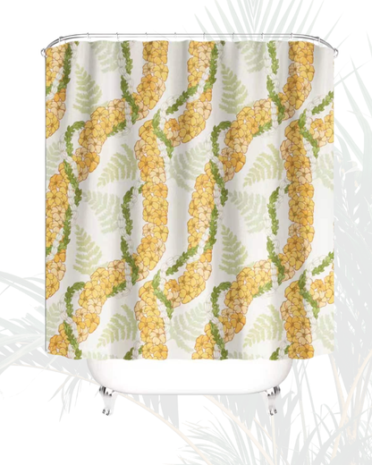 PUAKENIKENI FERN SHOWER CURTAIN