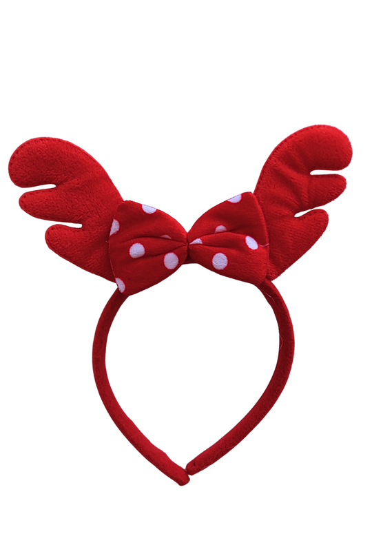 REINDEER BOW HEADBAND
