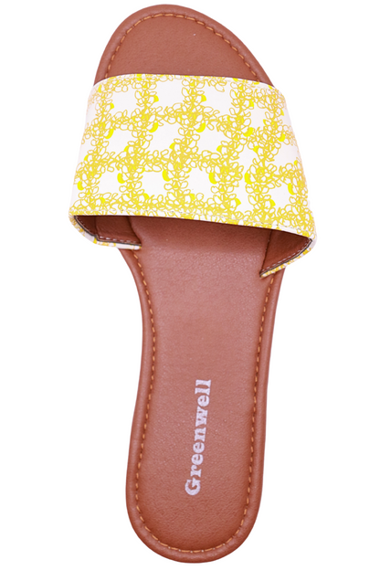 Jeans Warehouse Hawaii - FLATS SLIP ON - PLUMERIA FLAT | By GREENWELL PROMOTIONS LTD