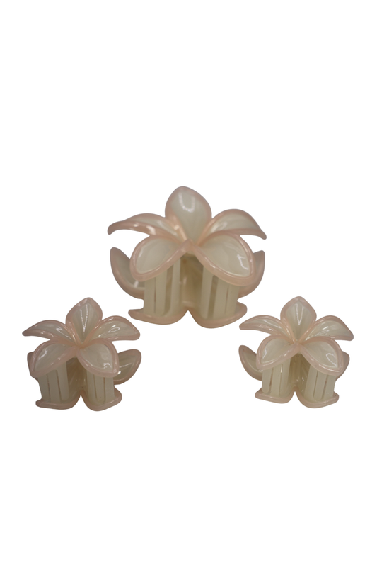 PLUMERIA FLOWER CLAW SET