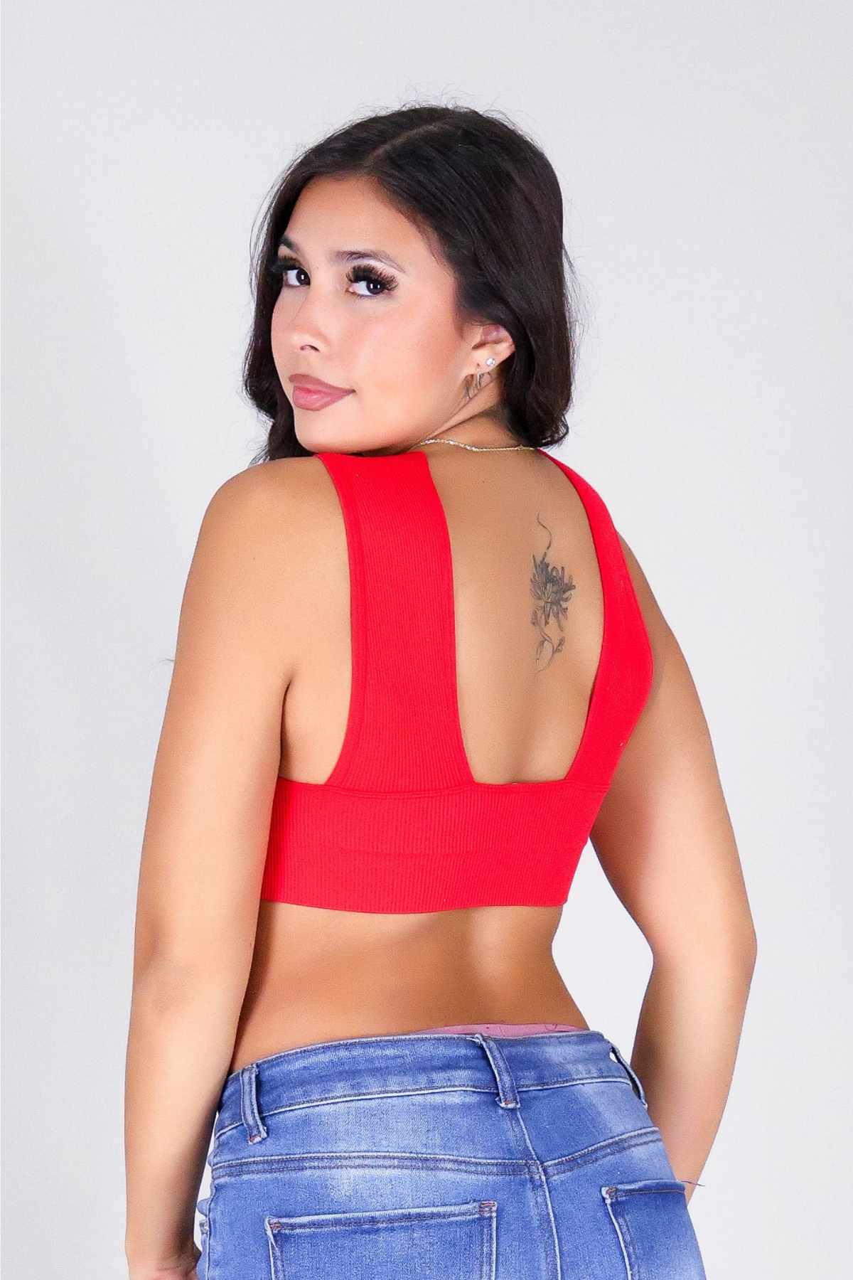 HERE FOR IT CROP TOP
