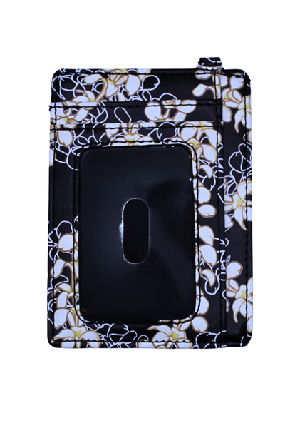 Jeans Warehouse Hawaii - WALLETS/COIN/CARD CASE - PLUMERIA CARD WALLET | By GREENWELL PROMOTIONS LTD