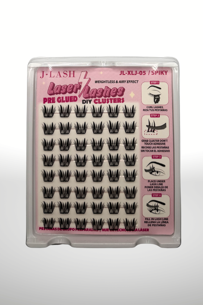 SPIKY PRE GLUED CLUSTER LASHES