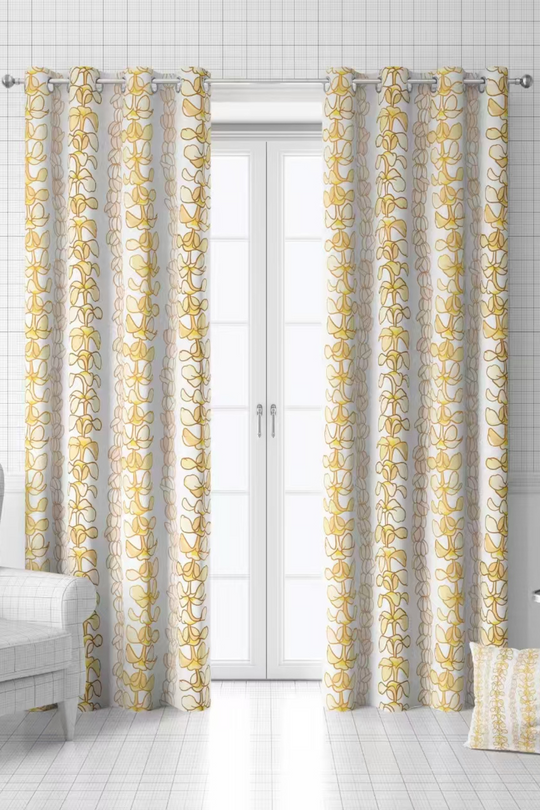 PLUMERIA WINDOW CURTAIN