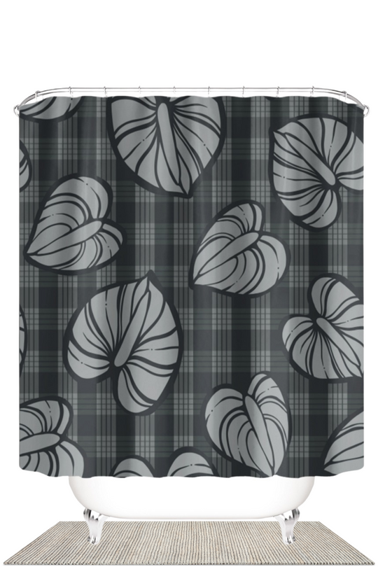 ANTHURIUM PALAKA SHOWER CURTAIN