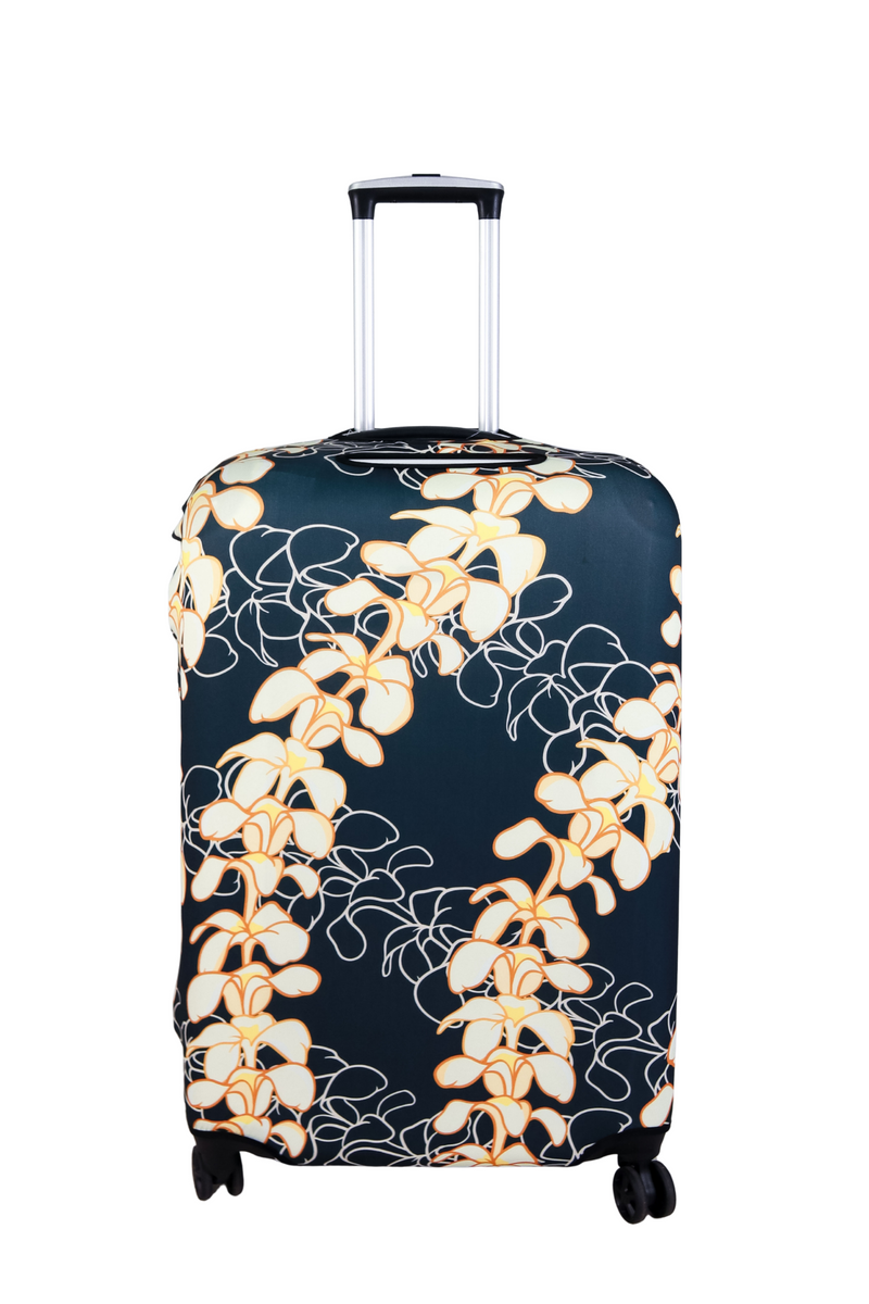 Jeans Warehouse Hawaii - MISC ACCESSORY - LARGE PLUMERIA LUGGAGE COVER | By GREENWELL PROMOTIONS LTD