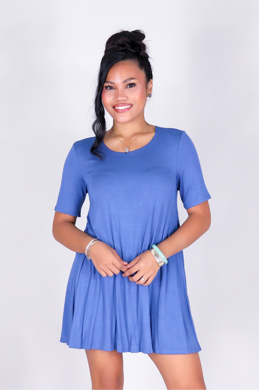 MEADOW SWAY TRAPEZE DRESS