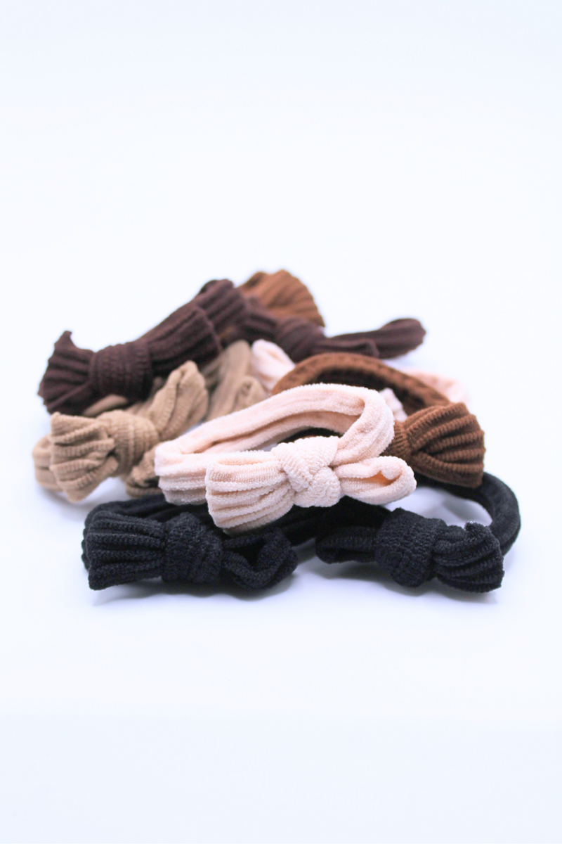 Jeans Warehouse Hawaii - MISC. HAIRWEAR - NEUTRAL BROWN ASSORTED HAIR ACCESSORIES | By GREENWELL PROMOTIONS LTD