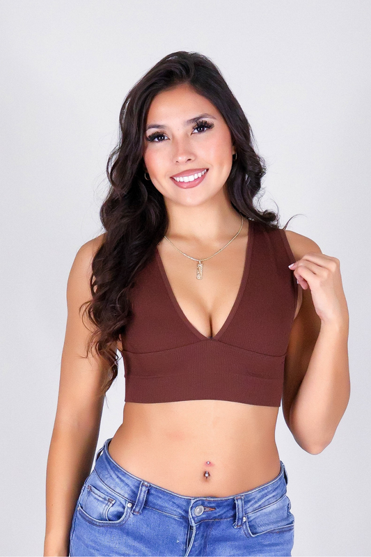 HERE FOR IT CROP TOP