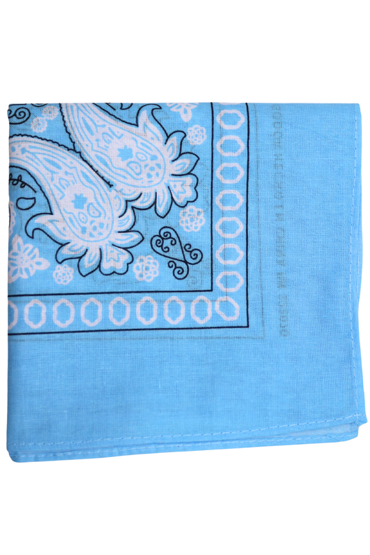 LIGHT BLUE BANDANA
