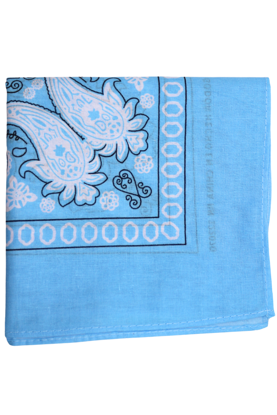 LIGHT BLUE BANDANA