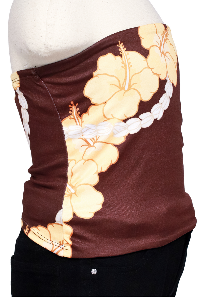 Jeans Warehouse Hawaii - S/L PRINT TOPS 4-6X - HIBISCUS PIKAKE TUBE TOP | KIDS SIZE 4-6x | By LUZ