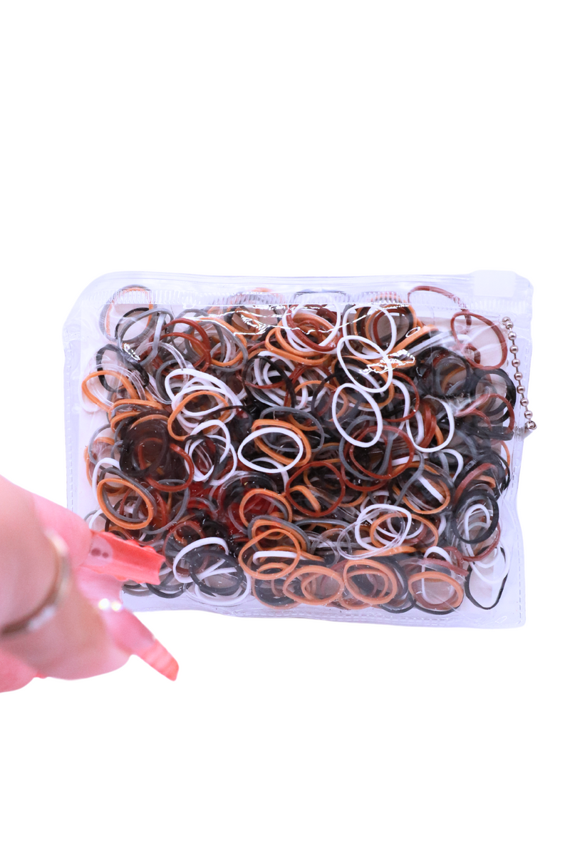 Jeans Warehouse Hawaii - PONYTAIL HOLDERS - 500 PIECE NEUTRAL POLYBANDS | By AMERICAN (GGC) ACCESSORY