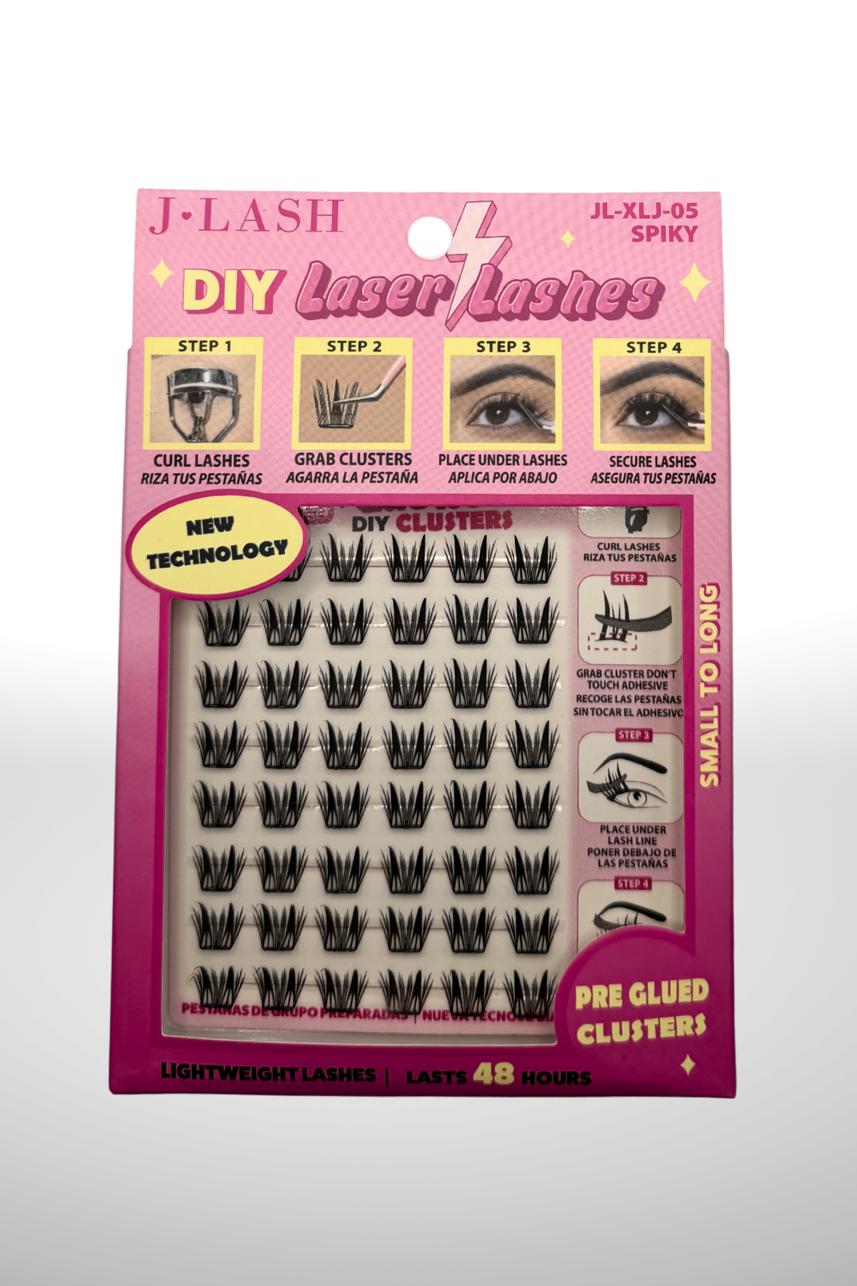 SPIKY PRE GLUED CLUSTER LASHES