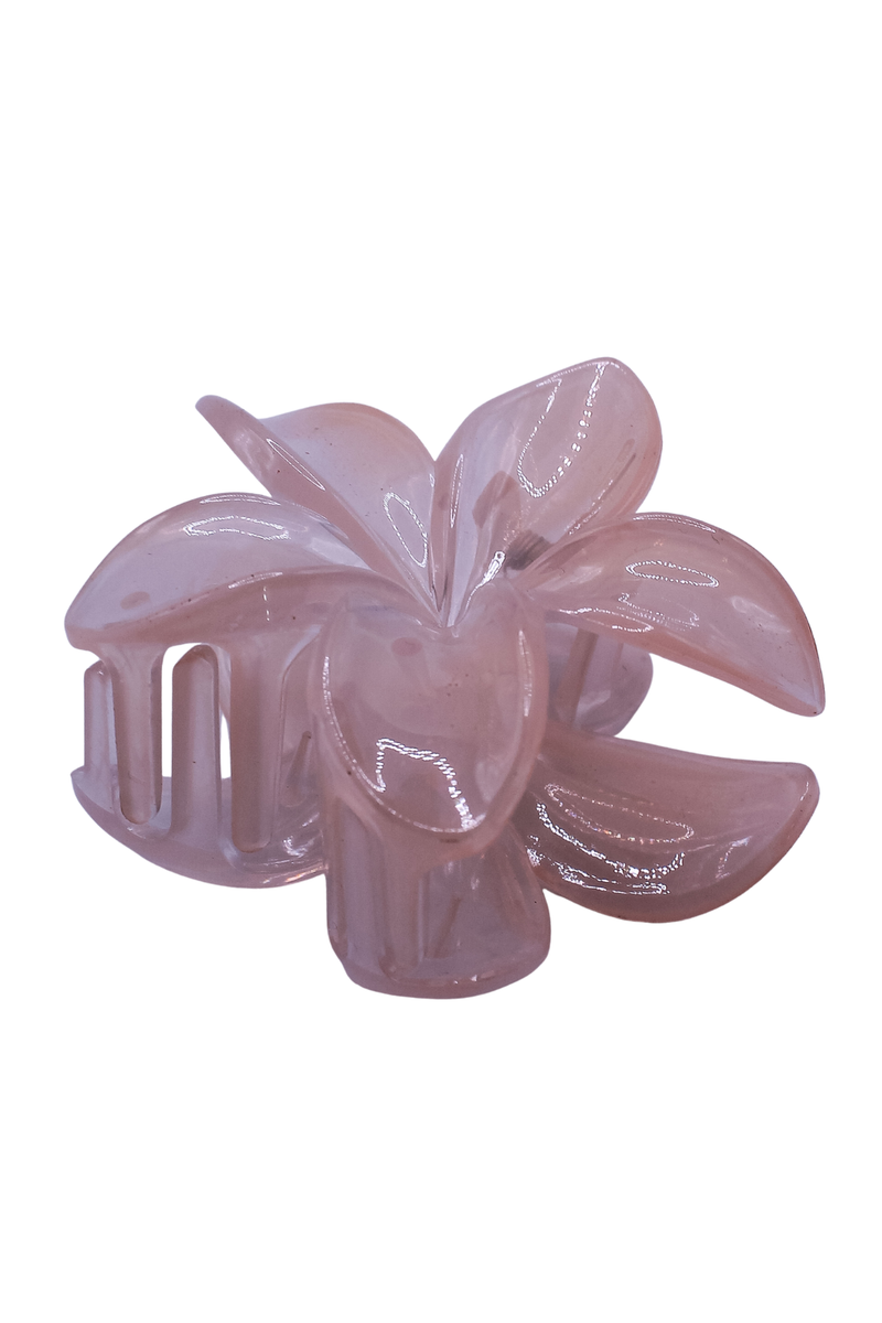CLEAR PLUMERIA CLAW CLIP