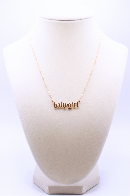 BABY GIRL NECKLACE