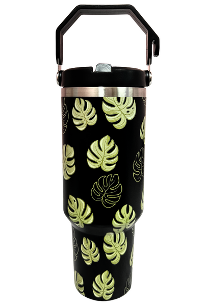 Jeans Warehouse Hawaii - MISC ACCESSORY - MONSTERA TUMBLER | By GREENWELL PROMOTIONS LTD