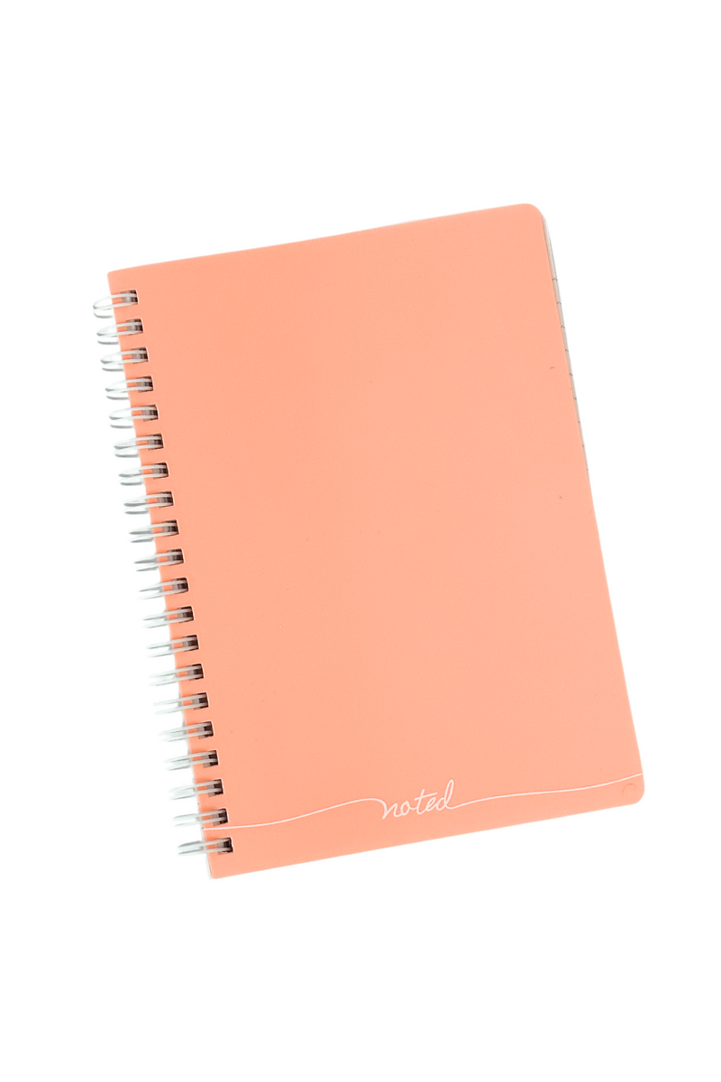 Jeans Warehouse Hawaii - STATIONERY - CORAL MINI SPIRAL NOTEBOOK | By BAY SALES