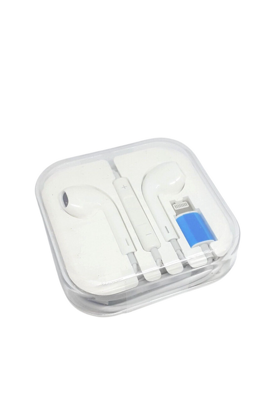 WHITE IPHONE EARPHONES