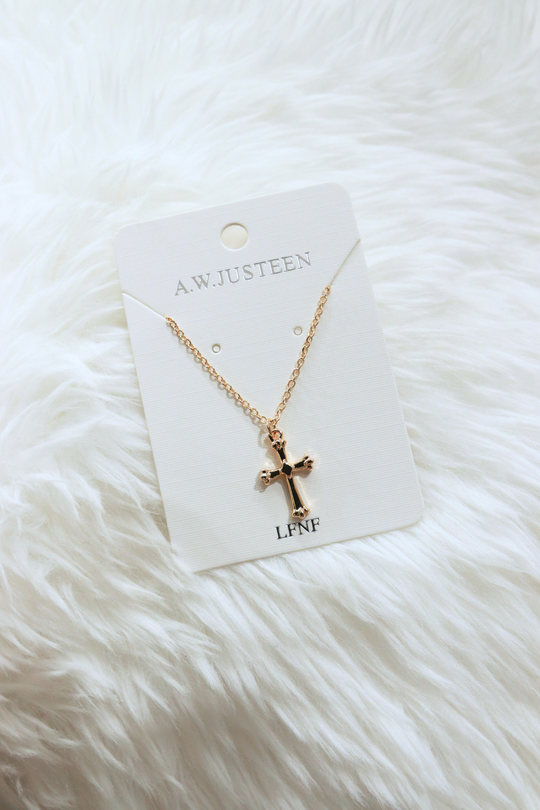 DAINTY CROSS NECKLACE