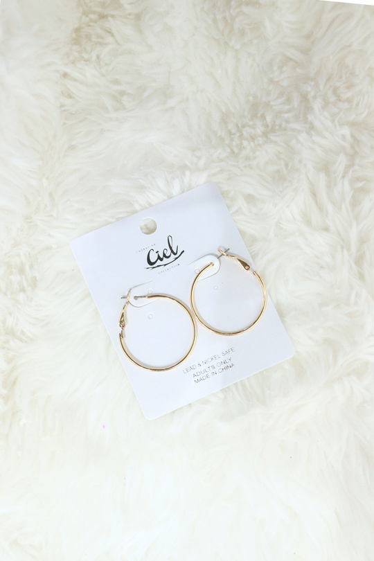 MID SIZE HOOPS