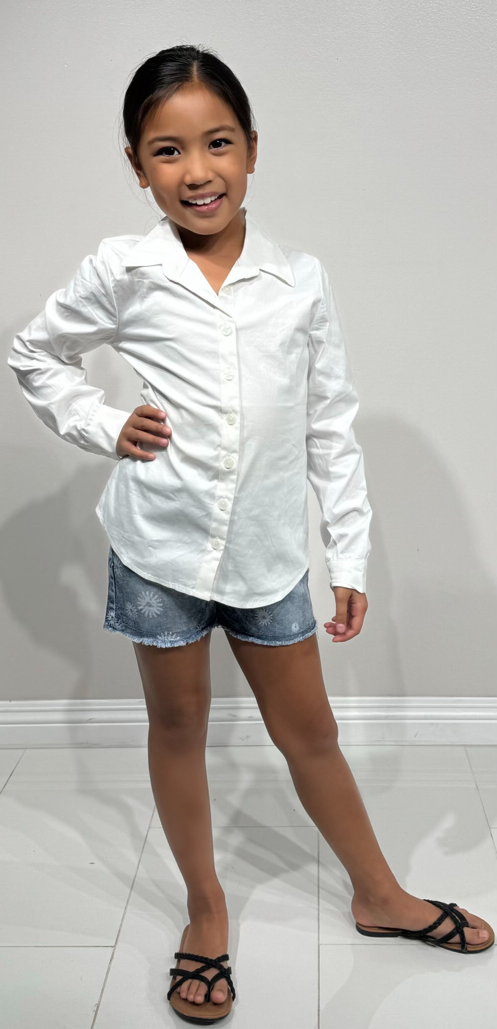 Jeans Warehouse Hawaii - L/S SOLID TOPS 7-16 - WORKING HARD TOP | KIDS SIZE 7-16 | By BARON DISTRIBUTORS
