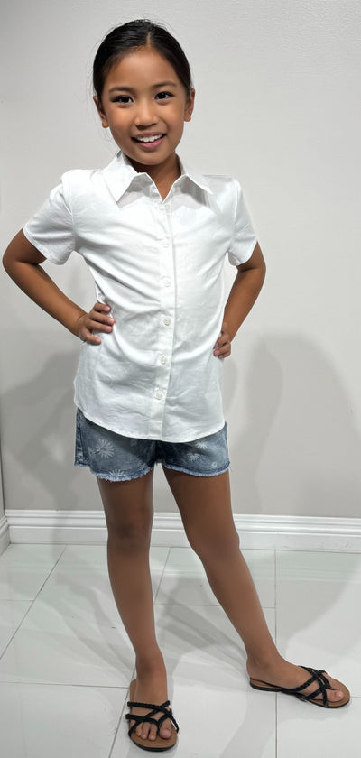 Jeans Warehouse Hawaii - S/S SOLID TOPS 7-16 - LET'S TALK BUSINESS TOP | KIDS SIZE 7-16 | By BARON DISTRIBUTORS