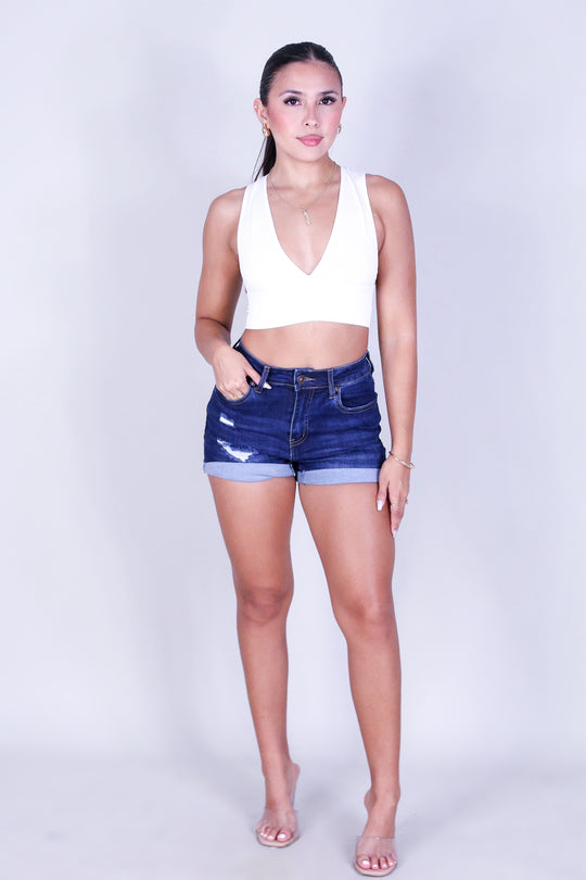 HERE FOR IT CROP TOP