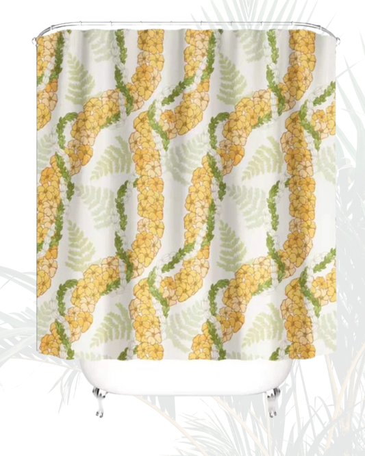 PUAKENIKENI FERN SHOWER CURTAIN