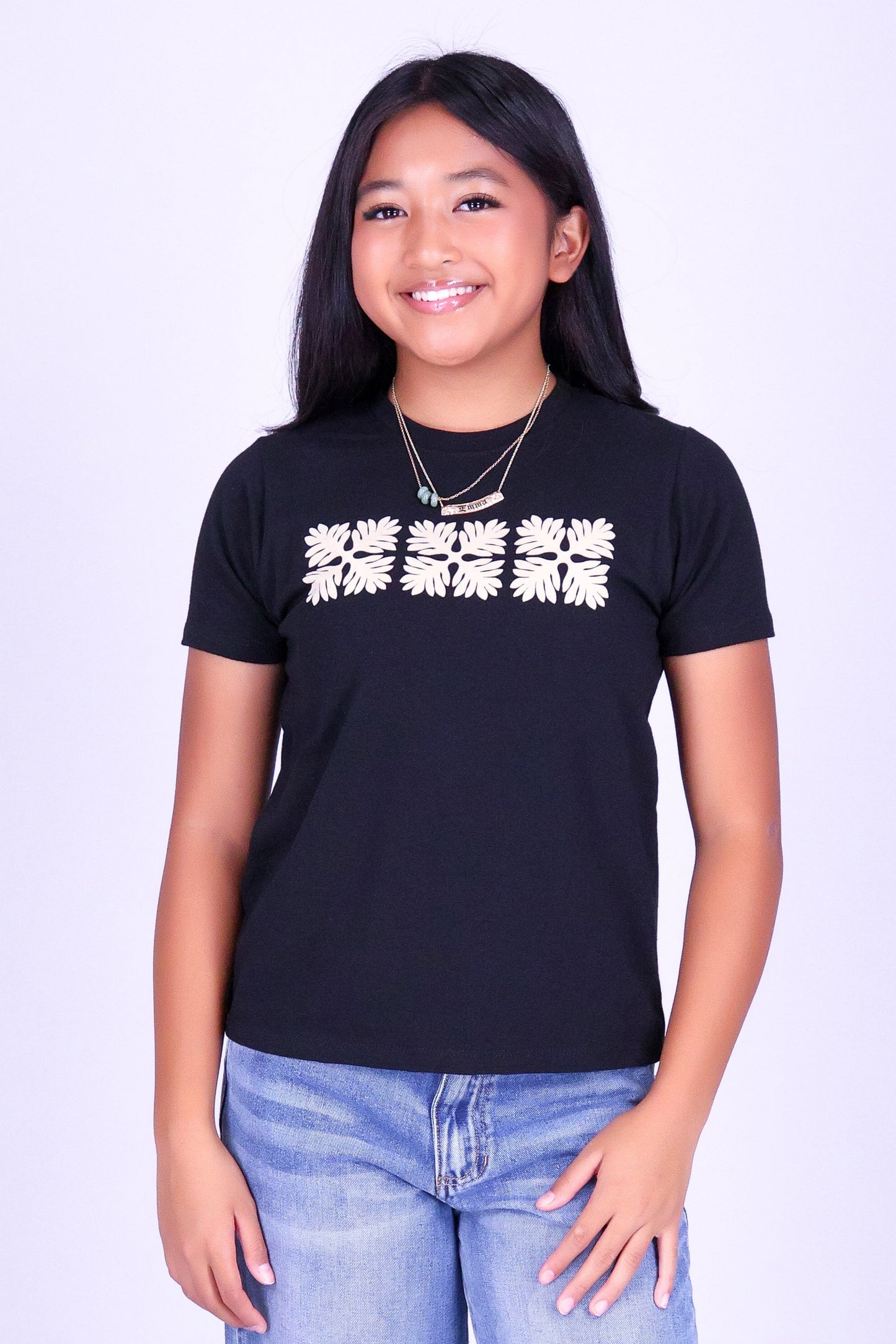 3 LAUAE QUILT OVERSIZED TEE | KIDS SIZE 4-14