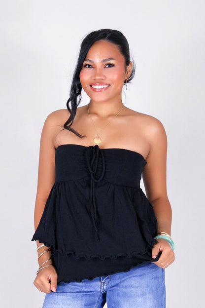 YOU LOVE ME HALTER TUBE TOP