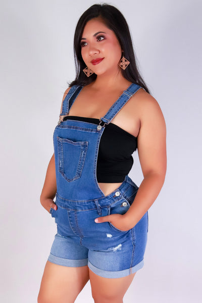 Jeans Warehouse Hawaii - PLUS DENIM SHORTALLS - WEEKEND DENIM SHORTALL | By WAX JEAN