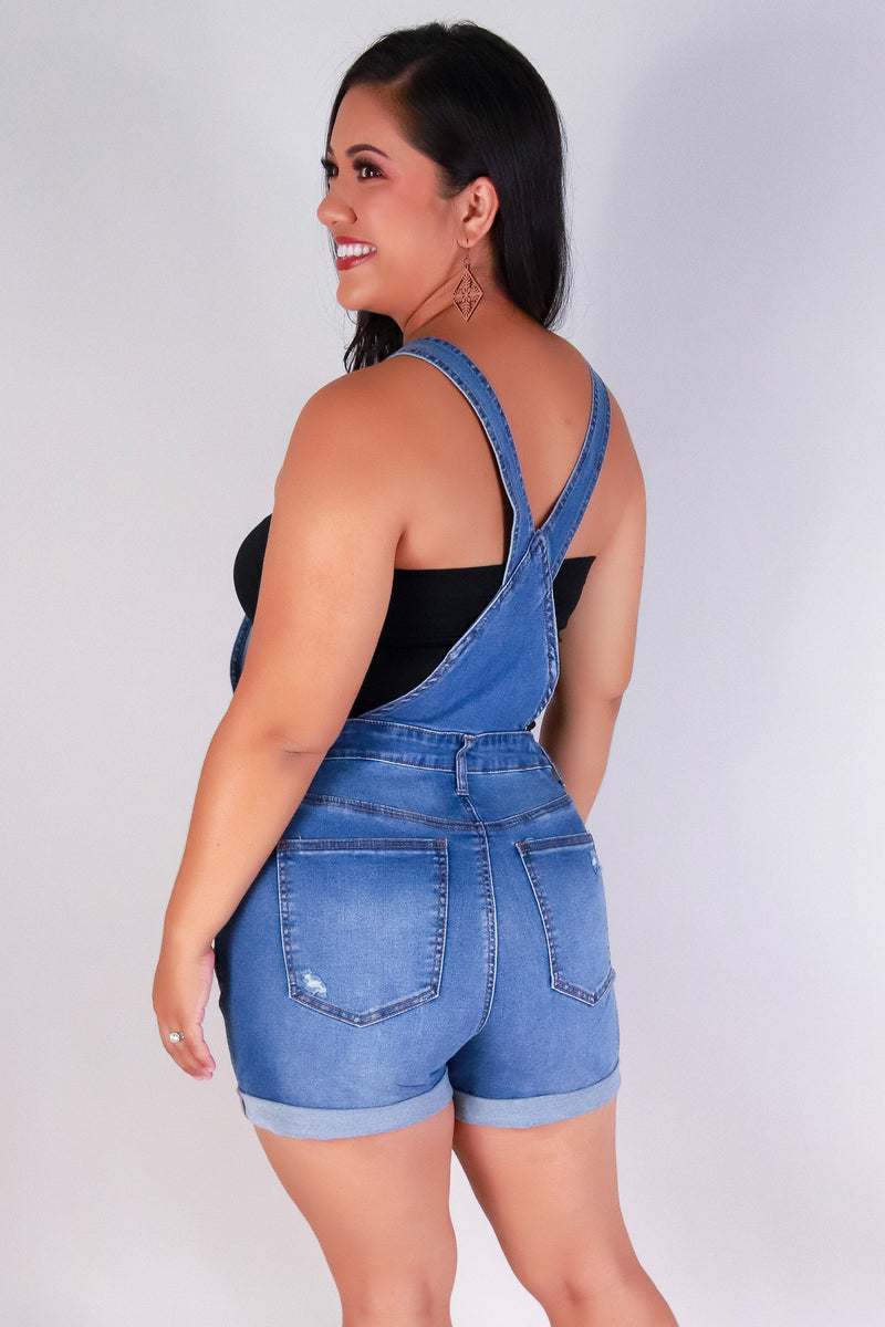 Jeans Warehouse Hawaii - PLUS DENIM SHORTALLS - WEEKEND DENIM SHORTALL | By WAX JEAN