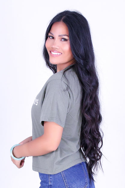 ALOHA BITCHES CROP TOP