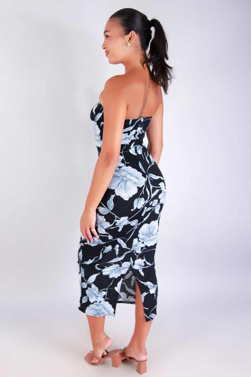 WILDFLOWER GLOW TUBE DRESS