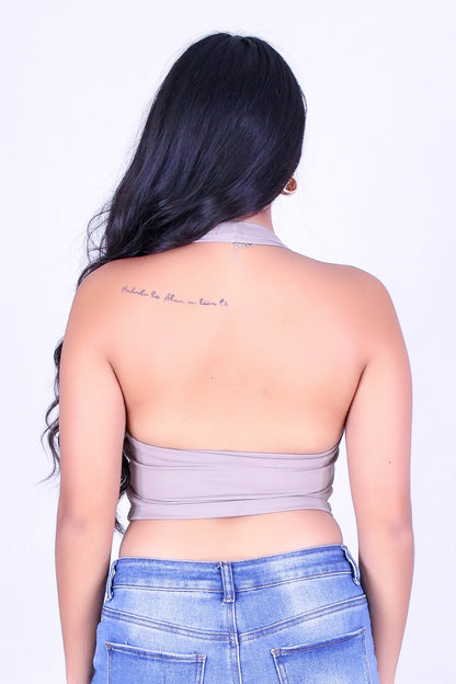 ZARA HALTER TOP
