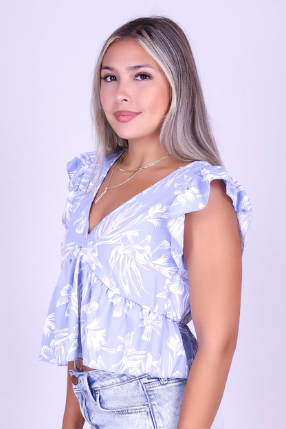 PALM & PETAL TOP