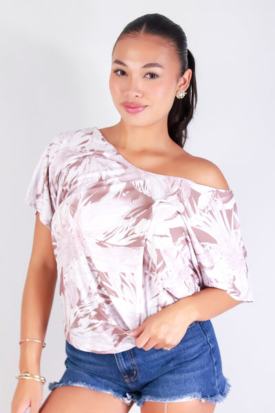 LEAF ME CHIC DOLMAN TOP