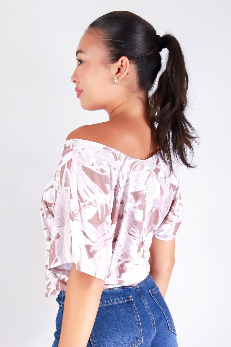 LEAF ME CHIC DOLMAN TOP
