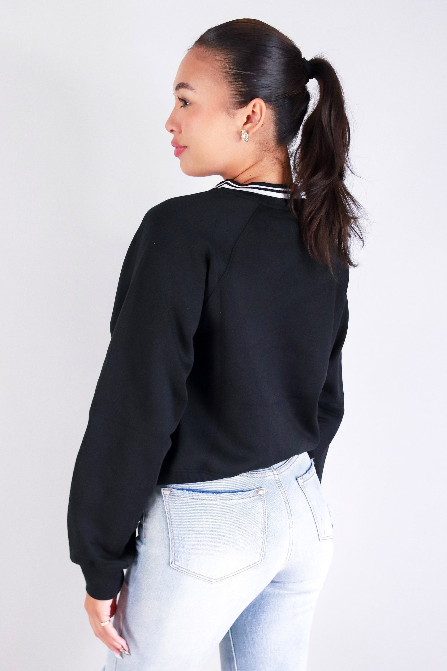 Jeans Warehouse Hawaii - SOLID LONG SLV TOPS - ALL-STAR ENERGY SWEATER | By STYLE MELODY