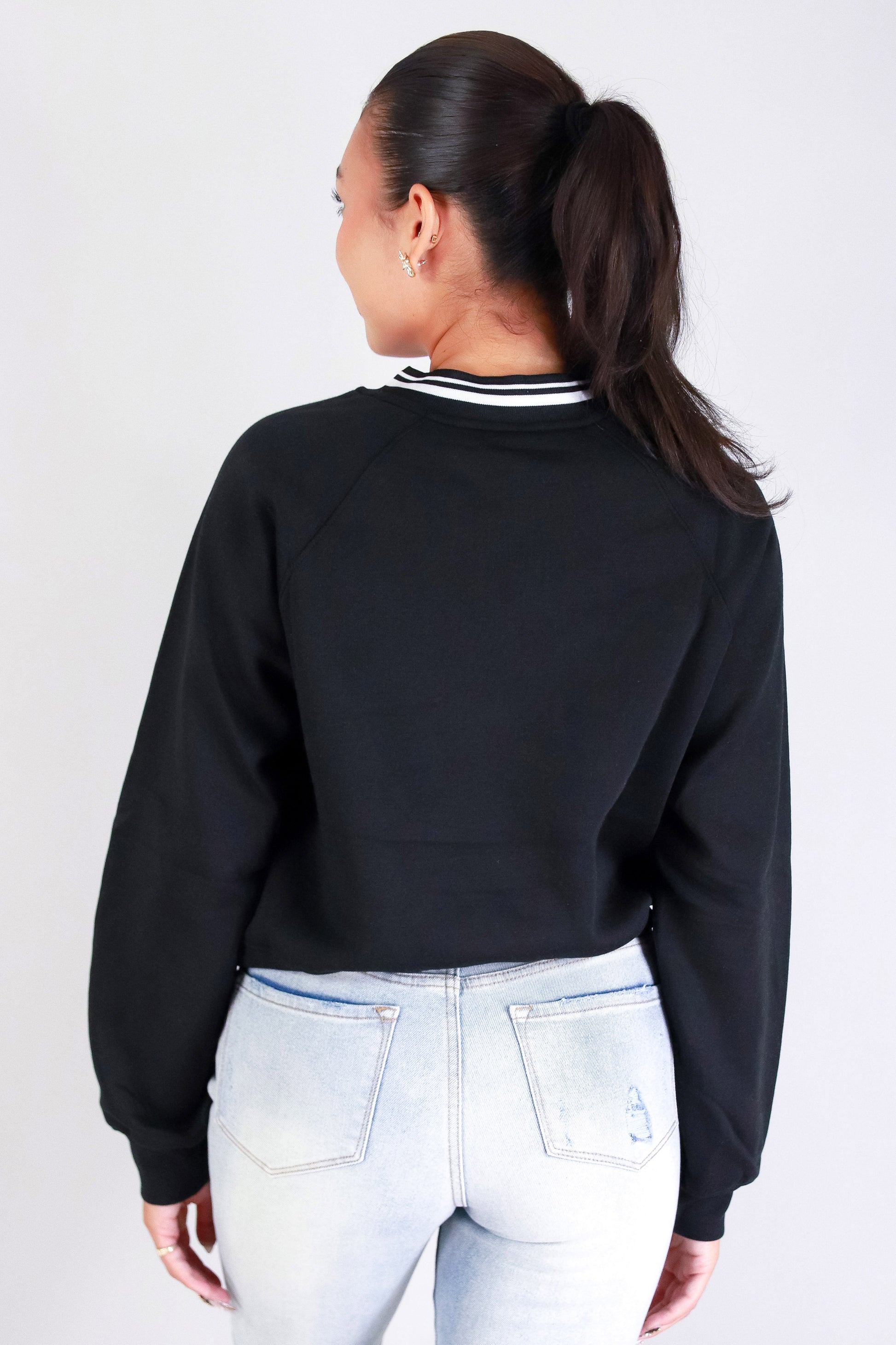 Jeans Warehouse Hawaii - SOLID LONG SLV TOPS - ALL-STAR ENERGY SWEATER | By STYLE MELODY