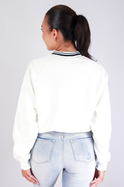 Jeans Warehouse Hawaii - SOLID LONG SLV TOPS - ALL-STAR ENERGY SWEATER | By STYLE MELODY