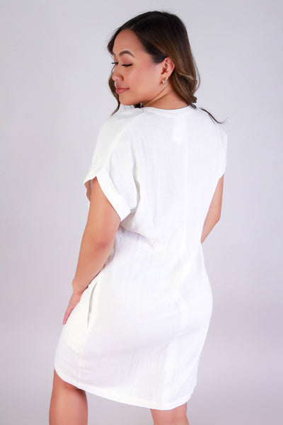 Jeans Warehouse Hawaii - SOLID SHORT DRESSES - MINIMAL MOOD DRESS | By OLIVE & CO